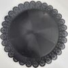 prato rendado plÁstico preto 31cm novapack 10100
