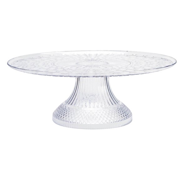 boleira lapidada cristal 30x11cm 12525