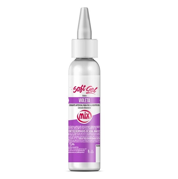 corante softgel violeta 25g mix 9275