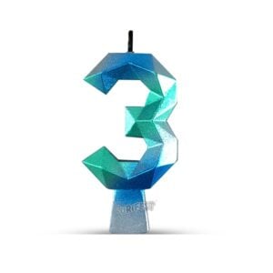 vela diamond verde com azul n3 10151