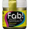 pÓ para decoraÇÃo dourado 5g fab 9749