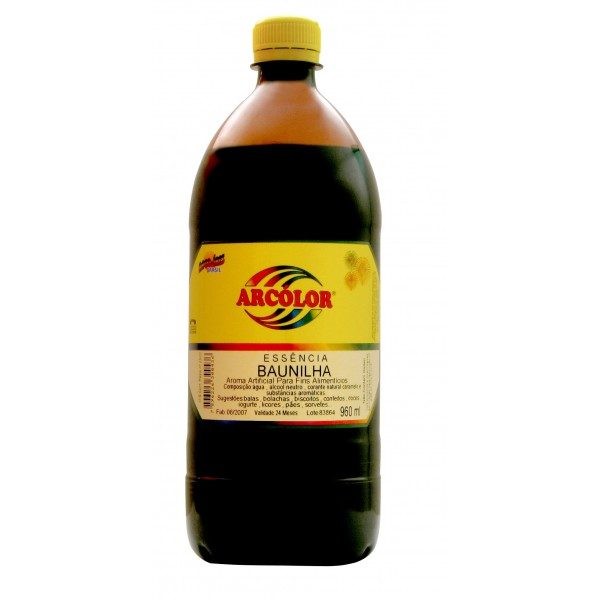 essÊncia alimentÍcia sabor baunilha 960ml arcolor 3522