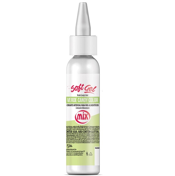 corante softgel verde candy color 25g mix 9238