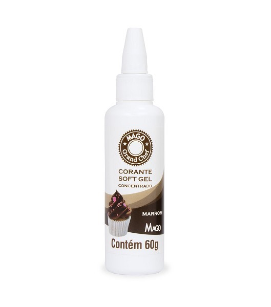 corante mago softgel marrom 60g 6901