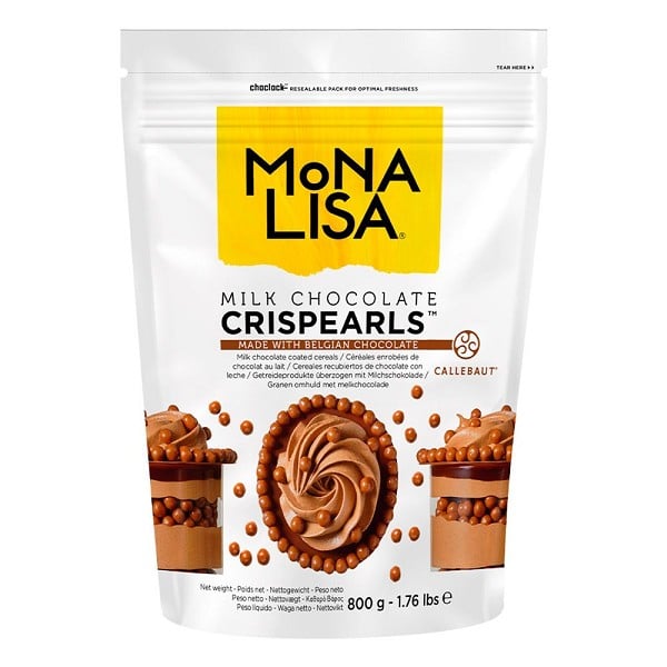 crispearls monalisa ao leite 800g callebaut 9417