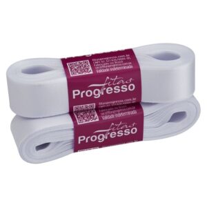 fita cetim 22mm branca cor 201 c/10m 9792
