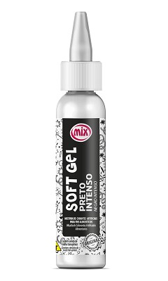 corante softgel preto 25g mix 11480