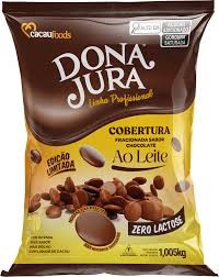 cobertura sabor chocolate ao leite 1,005kg cacau foods 13346