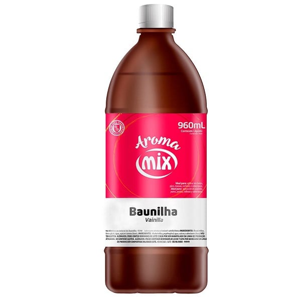 aroma alimentÍcio sabor baunilha 960ml mix 3523