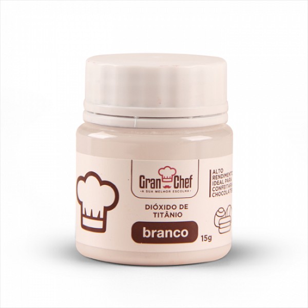 corante branco diÓxido de titÂnio 15g gran chef 3624