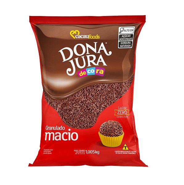 granulado macio sabor chocolate 1,005kg cacau foods 13443