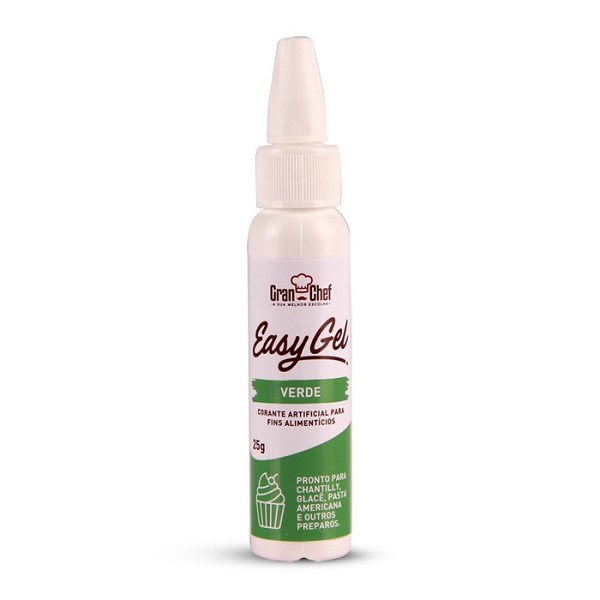 corante easy gel verde 25g gran chef 5331