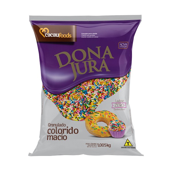 granulado colorido macio 1,005kg decora 10106