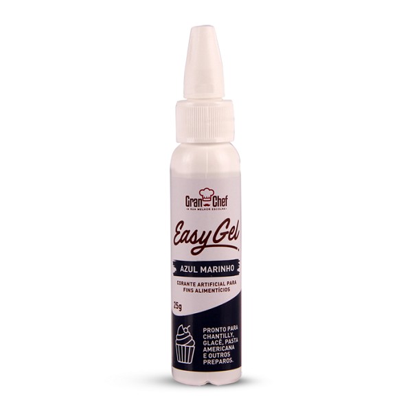 corante easy gel azul marinho 25g gran chef 7563