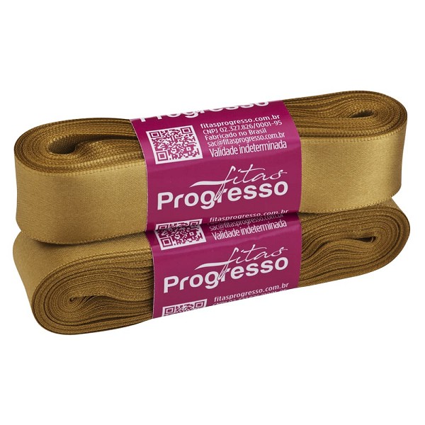 fita cetim 22mm dourado cor 1353 c/10m 9797