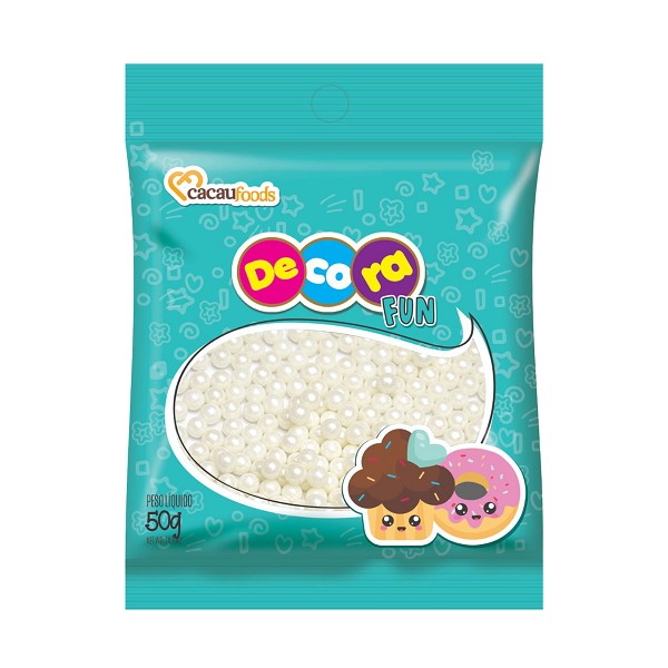 confeito decora fun pÉrola 50g 8526