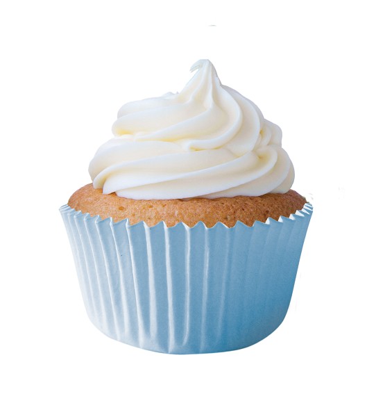 forminha para cupcake azul bebÊ c/45un mago 11419