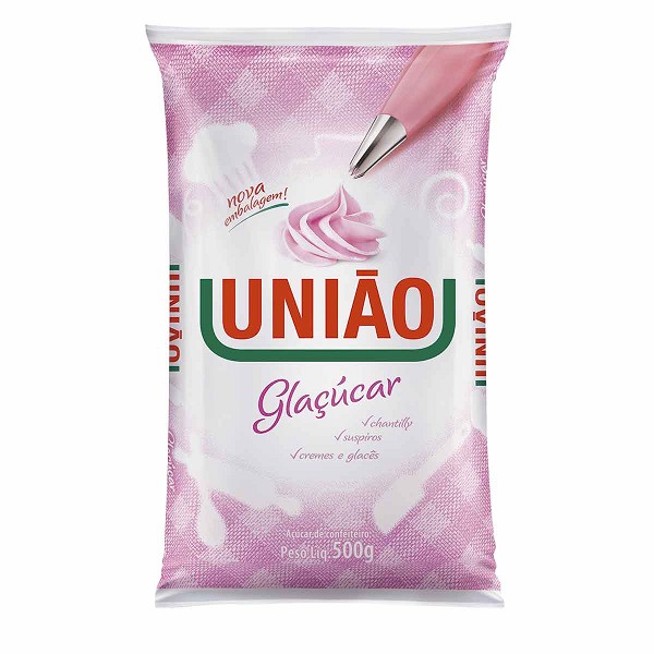 aÇÚcar de confeiteiro glaÇÚcar 500g uniÃo 6012